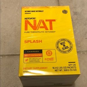 Pruvit Keto/OS NAT Splash Charged box of 20